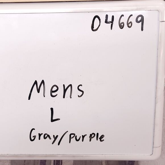 Urban Pipeline Madras Flannel Casual Button Up Shirt Mens Size L Purple Gray - Picture 9 of 10